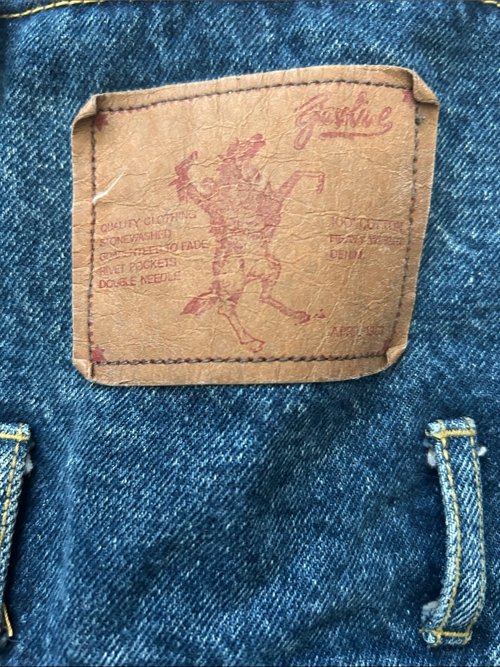 Gasoline 1980’s Denim Overalls - Picture 2 of 5